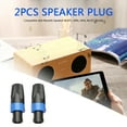 thumbnail image 4 of Kuymtek 2x Conectores de altavoz de audio de 4 polos Conectores de bloqueo por torsión para Neutrik NL4FC, 4 of 8