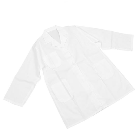 Bata de laboratorio para médico para niños, bata de laboratorio para niños con botones escolares, disfraz de respuesta rápida