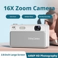 thumbnail image 5 of IFRINID Digital Camera 64MP 4K Video Camera with IPS Display, Auto Focus and Type-C Charging for Travel Vlog, TF Card Not Included, 5 of 7