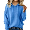thumbnail image 6 of Women's Breathable Soft Hooded Sweater Long Sleeve Comfortable For Activity, 6 of 7