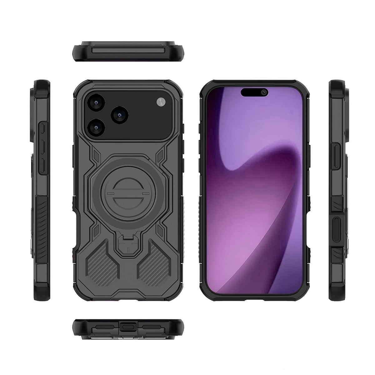 Case Cover Shockproof Kickstand Rugged Magnetic