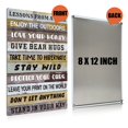 thumbnail image 2 of Beastzheng Letrero De Metal Con Texto En Inglés "Leson From A Bear", Decoración Artística De Pared, Letrero Rústico Con Consejos De Oso Para Decoración Del Hogar Y El Campo, Regalos, 2 of 5