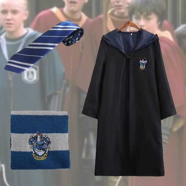 3pcs Set Cosplay Disfraces Disfraz de Halloween Talla infantil (XL Ravenclaw)