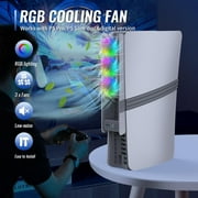 Cooling Fan For PS5 Pro/for PS5 Slim Disc & Digital Edition, Cooling Fan External Fan Cooler Quiet Cooler Fans for PS5 Pro/Slim Disc & Digital Edition (gray)
