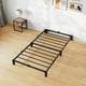 thumbnail image 3 of Yeshouse estructura de cama de metal negro de alta resistencia, plataforma ultrarresistente con gran capacidad de carga, fácil instalación, estable y silenciosa, no necesita base adicional, 3 of 8