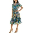 thumbnail image 4 of Nanette Lepore Women's Puff Sleeve Lace Midi Dress, Sizes XS-XXXL, 4 of 6