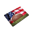 thumbnail image 3 of MKHERT American Football Ball and Old Glory United States Flag Doormat Rug Home Decor Floor Mat Bath Mat 23.6x15.7 inch, 3 of 3