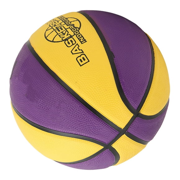 Rubber Basketball, Moisture Absorbing Wear Resistant Soft Touch Easy To Grip Sports Basketball for Youth Boys Girls