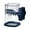 Navy, variant on Clearance Food Blender Under $10 SALUTUY Manual Nut Chopper Multifunctional Nut Grinder Nut Dry Fruit Cutter and Slicer Chopper Sturdy for Pecans for Hazelnuts for Kitc