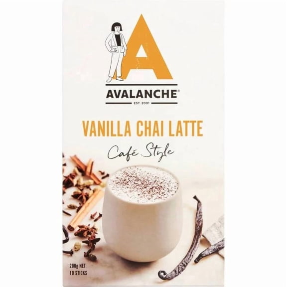 Avalanche Vanilla Chai Latte 10 Pack 200g