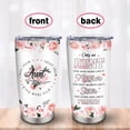 thumbnail image 5 of Aunt Gifts Tumbler - Auntie Gifts From Niece - Best Aunt Ever Gifts - Christmas Birthday Gifts For Aunt, New Aunt, Aunties - Aunt Mug 20oz - Mothers Day/Valentines Day Gifts For Aunt, 5 of 6