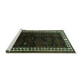 thumbnail image 2 of Ahgly Company Machine Washable Indoor Square Persian Turquoise Blue Traditional Area Rugs, 3' Square, 2 of 4