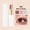 A, variant on QunYou 2-Tone Pearlescent Easy Clean Eyeshadow Stick Portable Lazy Daily Eye Beauty and Makeup for Women