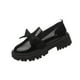 thumbnail image 2 of Xucatan Women's Patent Leather Tassel Loafers, Chunky Sole Slip-On Flat Shoes, Classic British Style Casual Shoes for Women, Plus Size Uniform Shoes Gift, 2 of 7