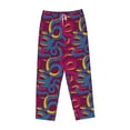 thumbnail image 4 of Daiia Colorful Snake Women's Sleep Pant with Pockets and Drawstring,Pajama Pants-Medium, 4 of 9