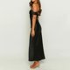 thumbnail image 3 of Gibobby Vestido largo casual de verano para mujer Sujetador sin hombros Satén Pan Nalgas Sin espalda Vestido de mujer Vestido largo Vestido de noche(Negro,G), 3 of 5