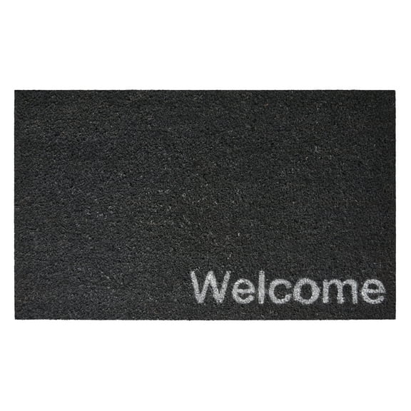 Collins Grey Pastel Welcome Doormat, 24" x 36"