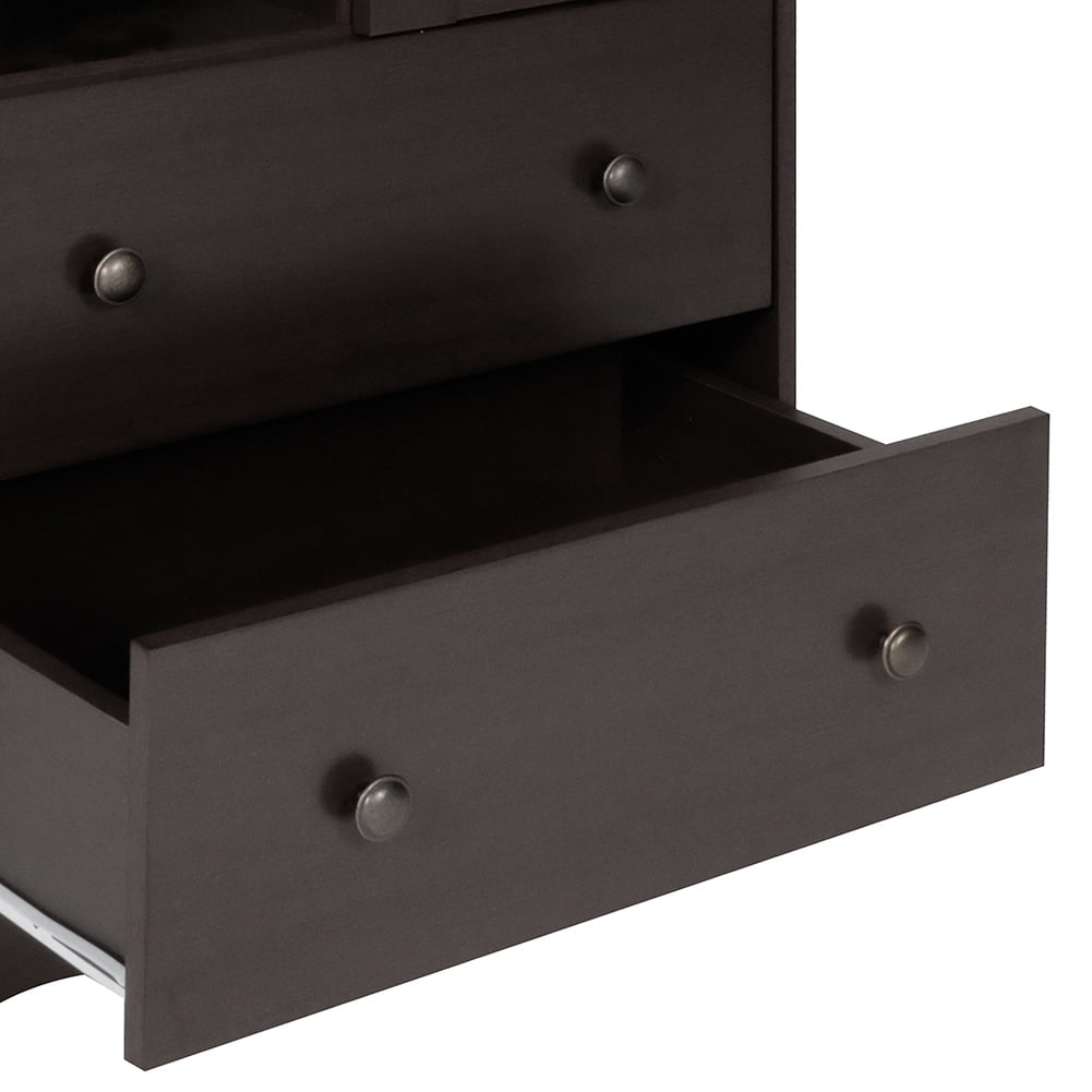 Kepooman Free Standing Floor Cabinet Bathroom Cabinet, Accent Cabinets, Wooden Sideboard with 2 Drawers Kepooman Free Standing Floor Cabinet Bathroom Cabinet, Accent Cabinets, Wooden Sideboard with 2 Drawers