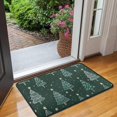 thumbnail image 2 of Dark Green Christmas Tree Pattern Door Rugs,Washable Non Slip Door Mats Indoor,Decorative Door Mats,Entry Mat Indoor for Entrance,Bedroom,Kitchen,Bathroom,30"x17", 2 of 6