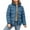 Dark Blue, variant on Women's Stand Collar Puffer Jacket, Plus Size Lightweight Quilted Winter Coat, Full Zip Casual Jacket, Oversized Warm Coat, Everyday Outerwear Beige XXL