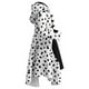 thumbnail image 3 of Disfraz de Cruella Vestido de Cruella Deville para niñas Vestido de chaqueta blanco y negro para traje de Halloween (Vestido, 140 cm) brillar  Electrónica, 3 of 5