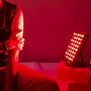 New Red Light Therapy lamp Panel, 660nm and 850nm Near Infrared Light Lamp Panel with 200pcs Dual Chips