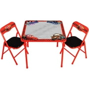 Disney - Cars Erasable Activity Table and Chairs Set