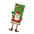 thumbnail image 3 of Abbracc Merry Christmas Snowman Elk Tree Elf Wreath Banner-01 Santa Claus, 3 of 9