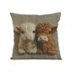 thumbnail image 2 of Uuiauoio Linen Pillow Cover Decorative Sofa Cushion with Imitation Embroidery Print, Soft Textured Throw Pillow for Living Room, Bedroom, and Home Decor Accent, 2 of 7