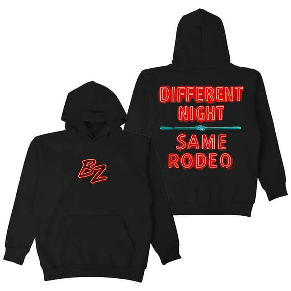 Bailey Zimmerman DNSR Neon Sign Hoodie Long Sleeve Streetwear Women Men Hooded Sweatshirt