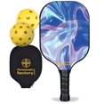 thumbnail image 1 of Pickleball Factory PB00031-10-G Usapa Pickleball Paddles - Blue Ripples Pickleball Rackets Near Me, Professional Pickleball Players Pickleball Spin, Glassfiber Graphite, 1 of 1