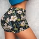 thumbnail image 4 of Fotbe Flowers Shorts Sin Costuras – Shorts Deportivos de Cintura Alta para Mujer, Elásticos para Gimnasio, Yoga, Running o Ciclismo-Large, 4 of 8