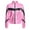 Pink, variant on TiaoBug Boys Girls Shiny Metallic Bomber Jacket Motorcycle Windbreaker Long Sleeve Zipper Coats Black 14