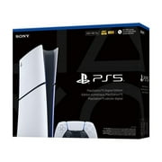 PlayStation 5 Digital Edition + PlayStation 5 DualSense Wireless Controller Starlight Blue - Includes PS5 Console & DualSense Controller - 16GB RAM - 825GB SSD - Custom Integrated I/O - Up to 120fp...