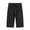 Black, variant on Plebaso Men's Capri Pants Drawstring Elastic Waist Hiking Pants Mens Baggy 3/4 Pants with Zipper Pockets