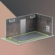 thumbnail image 3 of Fondo 1/32 Estacionamiento Mini Coche Garaje para Dormitorio Casa Modelo 1/32 Coche 32148, 3 of 5