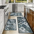 thumbnail image 7 of Aonewoe Boho 3 Piece Kitchen Rug Set Washable Non Slip Kitchen Mats for Floor Decorative Bohemian Kitchen Rugs and Runners Floor Mat for Hallway Laundry Room Sink, 7 of 7