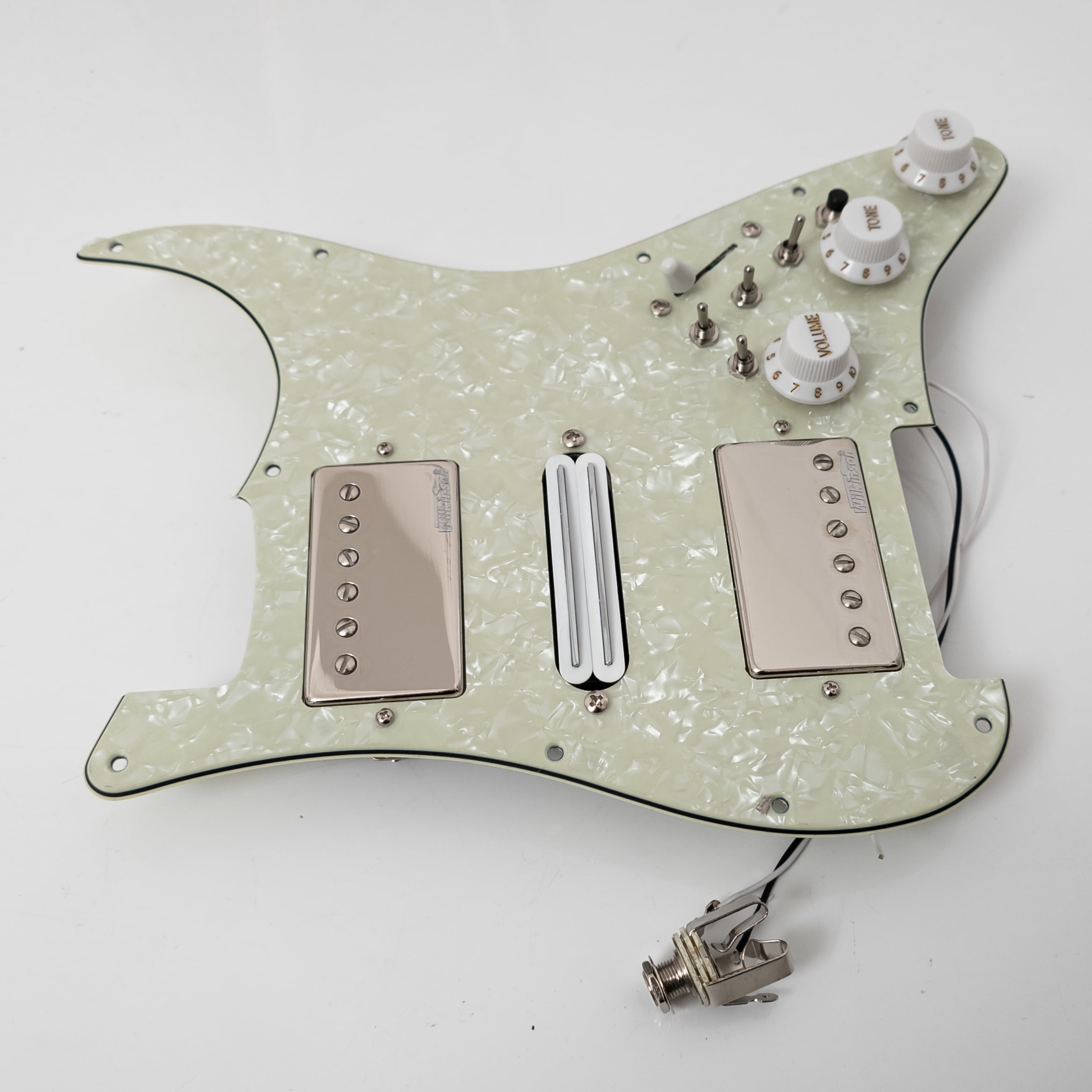 SSH 11-Hole Aluminum Anodized St Pickguard Set for Fender Stratocaster US/Mexico Modern Standard SSH Style Guitars