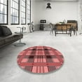 thumbnail image 3 of Ahgly Company Indoor Rectangle Patterned Light Coral Pink Area Rugs, 6' x 9', 3 of 6