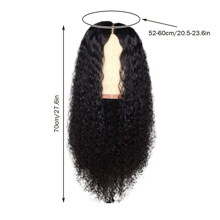 NWT Black Long Heat Resistant Fiber Hair Wig  40 main image 4