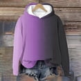 thumbnail image 2 of Ashirexll Hoodies for Women, Oversized Hoodies for Women, Ladies Gradient Color Hooded Sweatshirts Long Sleeve Pockets Loose Hoodies, 2 of 5