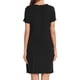 thumbnail image 4 of Puntoco Vestido De Verano Para Mujer, Fino, Rizado, De Color Liso, Para Casa, Manga Corta, Cuello Redondo, Negro, Xxl,Regalos Para Mujer Joven, 4 of 7