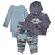 thumbnail image 1 of Conjunto para bebes 3pzas Chaqueta Pantalón Body Niño Niña Dara Baby  Beb006, 1 of 7