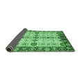 thumbnail image 2 of Ahgly Company Indoor Square Oriental Emerald Green Traditional Area Rugs, 4' Square, 2 of 4
