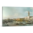 thumbnail image 1 of ARTCANVAS Venice - The Basin of San Marco on Ascension Day 1740 Canvas Art Print by Canaletto - Size: 60" x 40" (0.75" Deep) (3-Piece), 1 of 9