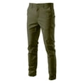 thumbnail image 4 of Autumn New Men's Casual Pants Men's Youth Versatile Thickened Cotton Trousers-Black-30, 4 of 8