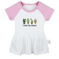 thumbnail image 1 of I Wet My Plants Funny Dresses For Baby, Newborn Babies Skirts, Infant Princess Dress, 0-24M Kids Graphic Clothes (Pink Raglan Dresses, 18-24 Months), 1 of 4