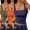Dark Green -AB03, variant on IYYVV 3 Pack Womens Wide Strap Sleeveless Double Lined Square Neck Tank Tops for Summer Going Out Light Gray L