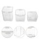 thumbnail image 2 of 3pcs frascos de almacenamiento de plástico frascos de almacenamiento de cocina frascos transparentes recipientes vacíos, 2 of 6