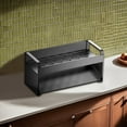 thumbnail image 6 of over Sink Kitchen Organizer, Counter Storage Rack, Rustproof Steel, Easy Clean, for Utensils and Sponges, for Home and Restaurant Use, Black, by FAJHHA, 6 of 7